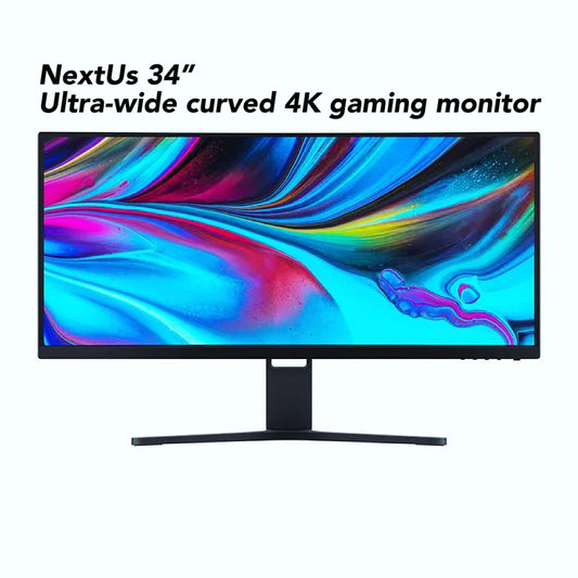 NextUs 34‘’ ultra-wide curved 4K gaming monitor