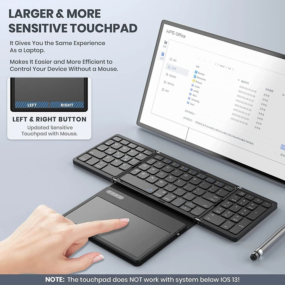 Foldable Bluetooth Keyboard